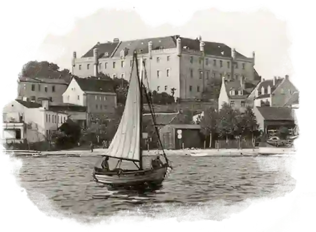 Pohľad na hrad Ryn z vtáčej perspektívy